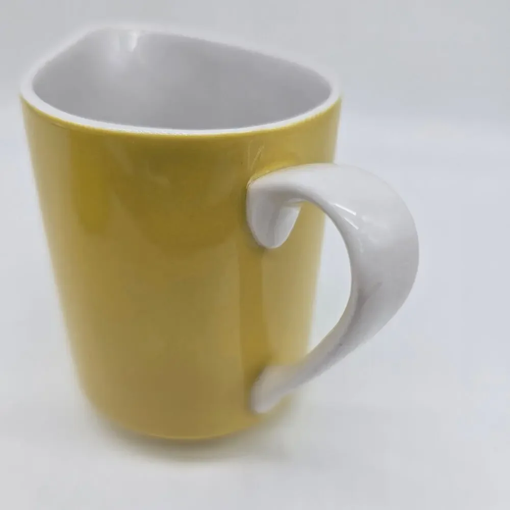 Vintage Mikasa Cera Stone Covered Sugar Bowl & Creamer Set Japan Yellow MCM